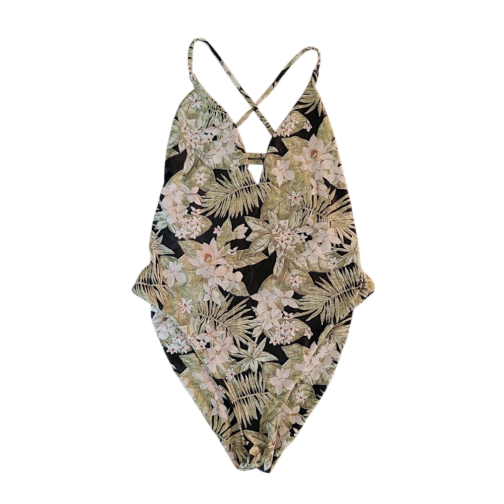 Volcom | Womens Midnight Tropic One Piece Swimsuit Size Small